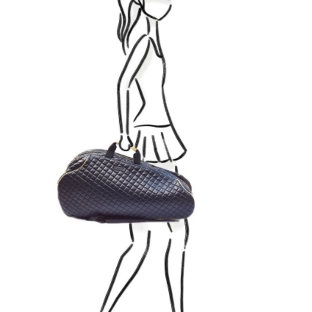 Tennis Racquet Bag - Matte Black Waffle Print - BRAND NEW!